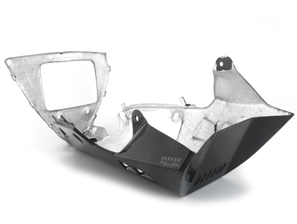 MY-R120-TC41 BELLY PAN RACE - After market Exhaust without CAT