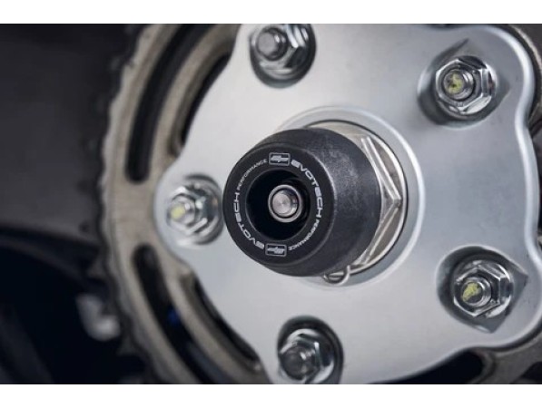 PRN013096-20 Evotech Rear Spindle Bobbins - Ducati Hypermotard 950 RVE (2020+)