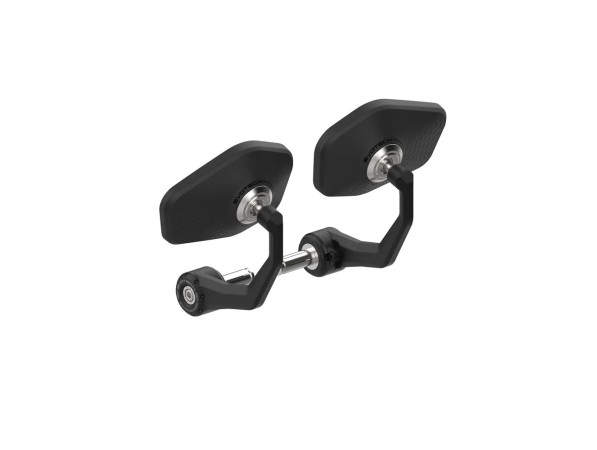 PRN015536-015554-016059-016466-016469-016517-016518-01 Evotech Bar End Mirrors / Brake and Clutch Protector Kit (Sport) - Ducati Diavel 1260 (2019-2022)