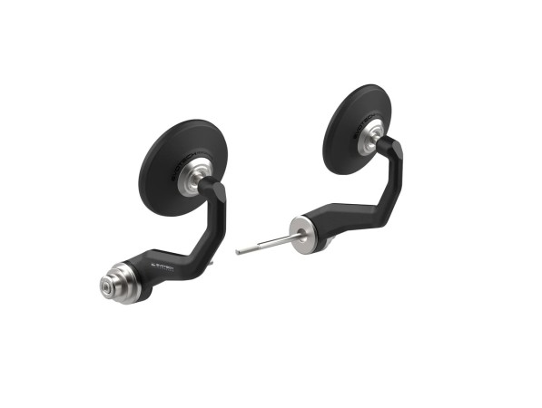 PRN016459-017175-018528-01 Evotech Handguard Bar End Mirrors (Retro) - Ducati DesertX (2022+)