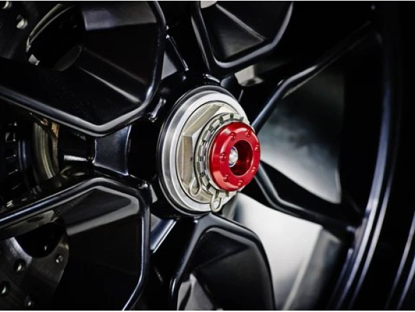 PRN013096-05 Evotech Rear Spindle Bobbins - Ducati Hypermotard 821 (2013-2015)