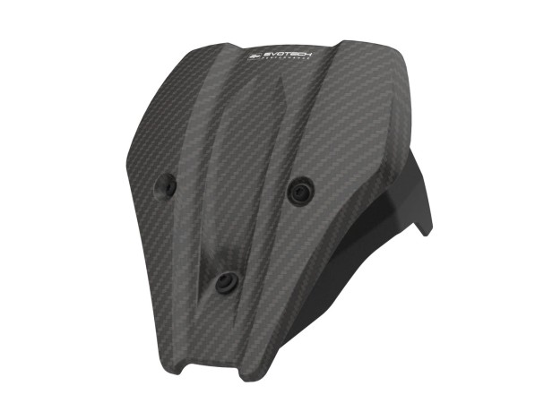 PRN019913-020305-02 Evotech Fly Screen (Carbon Fibre) - Ducati Hypermotard V2 SP (2026+)