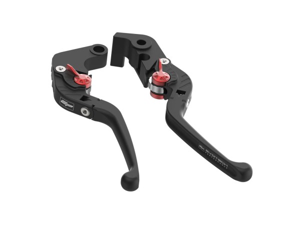 PRN002764-003452-16 Evotech Evo Folding Clutch and Brake Lever Set - Ducati Hypermotard 821 (2013 - 2015)