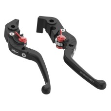 PRN002406-002408-98 Evotech Evo Folding Clutch and Brake Lever Set - Ducati Hypermotard 698 Mono (2024+)