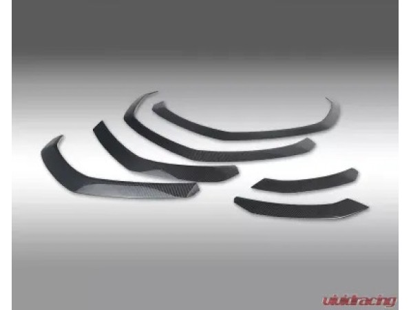 NOVITEC L6 333 76 Covers Fender (4-part) Original Look, Visible Carbon (Not With Esteso Widebody) for LAMBORGHINI Urus 2018-