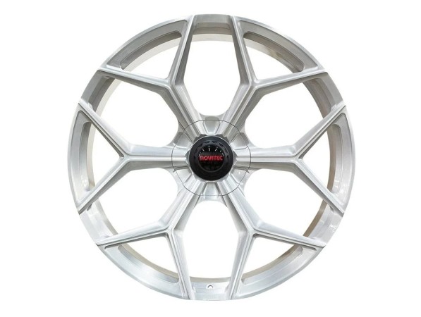 NOVITEC L4 444 80 Wheels And Tyres Set NL4, Forged, 20/21J, Central Lock, Transparent Color, Brushed for LAMBORGHINI Revuelto 2023-