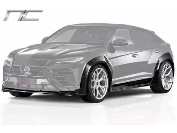 NOVITEC L6 333 90 Front Lip, Visible Carbon (Original Look) for LAMBORGHINI Urus S 2022-