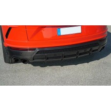NOVITEC L6 333 99 Rear Diffuser Original Look (Cars With Tow Bar), Visible Carbon for LAMBORGHINI Urus 2018-