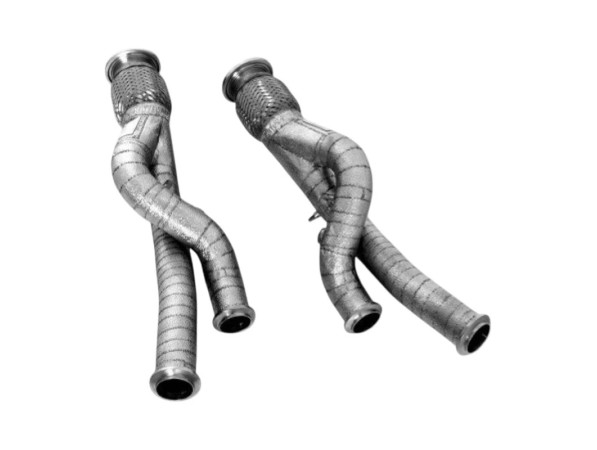 NOVITEC L1 111 58 Catalyst-Replacement Pipe, 2pcs for LAMBORGHINI Aventador SVJ /Aventador Ultimae