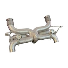 NOVITEC L1 222 52 Exhaust System, With Flap-Regulation, Stainless Steel for LAMBORGHINI Huracan Evo / Tecnica / Performante / STO / Sterrato