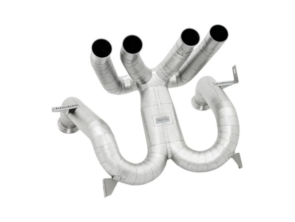 NOVITEC L1 444 11 Exhaust System Race, Without Flap-Regulation, Stainless Steel for LAMBORGHINI Revuelto 2023-