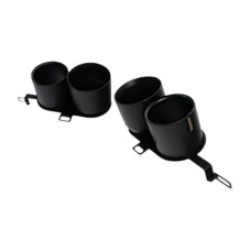 NOVITEC L1 444 40 Tailpipes Set, Black for LAMBORGHINI Revuelto 2023- NOVITEC L1 444 40 Tailpipes Set, Black for LAMBORGHINI Revuelto 2023-